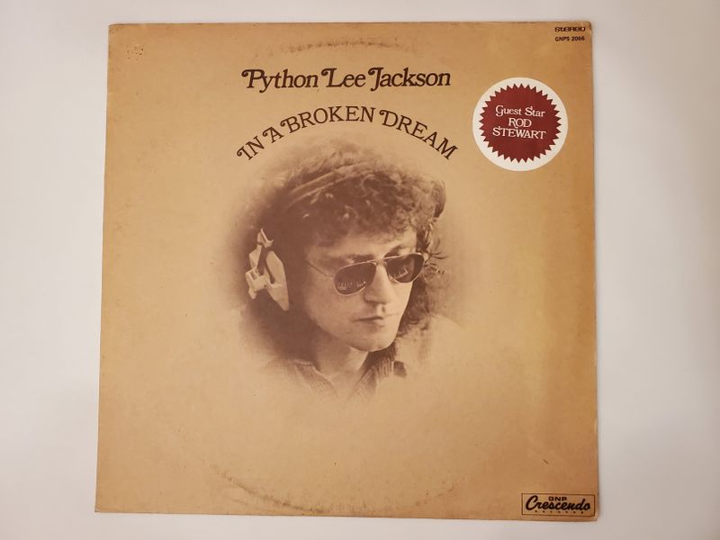 Python Lee Jackson In a Broken Dream vinyl record